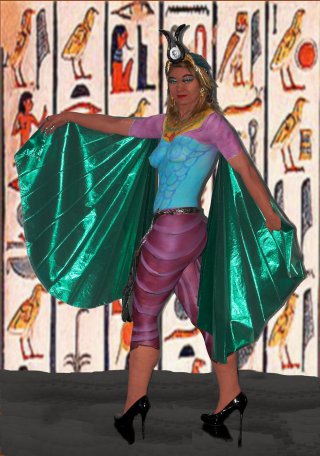 Die gyptische Gttin Isis , Mein Wettbewerbsbeitrag zur 3.Bodypainting Trophy 2011 , Neue Messe Mnchen Oktober 2011